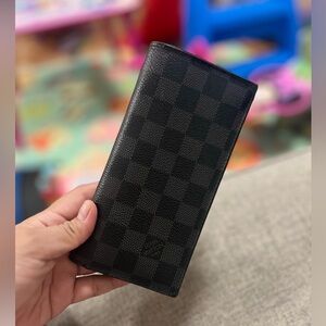 COPY - Louis Vuitton Graphite Damier bifold long wallet-EUC